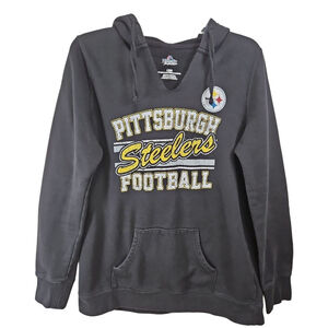 Majestic Fan Fashion NFL Fleece Hoodie New England Patriots Size L